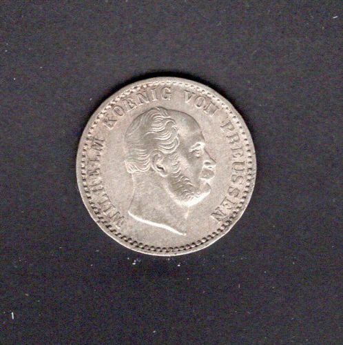 Preussen 1873 2 1/2 Silbergroschen Wilhelm