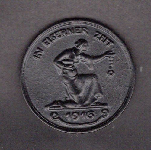 1916 Medaille "In eiserner Zeit"