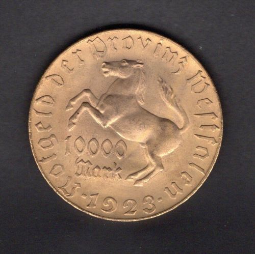 Provinz Westfalen 1923 10000 Mark