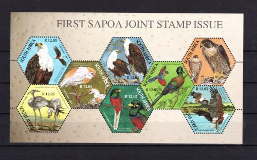 Südafrika Gemeinschaftsausgabe MiNr. Block 1 Vögel 2004, postfrisch Tiere