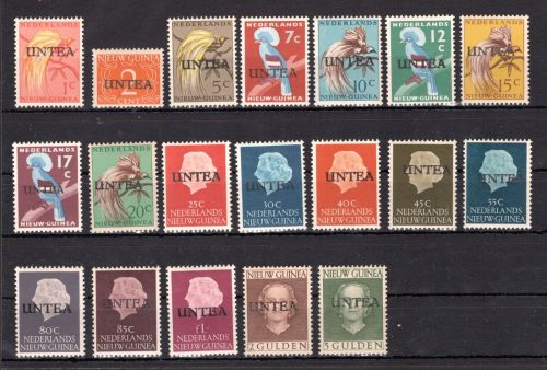 West-Neuguinea UNTEA MiNr. 1-19 postfrisch
