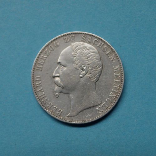 Sachsen-Meiningen 1866 1 Vereinstaler Bernhard