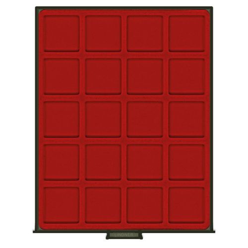 Lindner D-Box Dunkelrot Rauchglas 2870 Neu