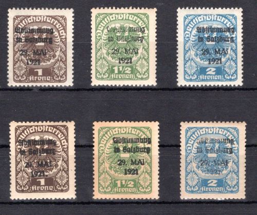 Österreich Lokalausgaben Salzburg II x+y ungebraucht