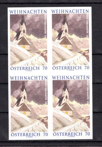 Österreich MiNr. 2966 postfrisch Buntdruck 4er Block