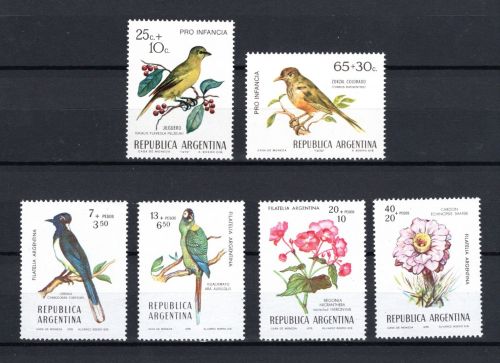 Argentinien MiNr. 1119-1120 + 1272+1275 Flora und Fauna postfrisch Tiere