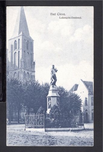AK Cleve (Kleve) NRW um 1910 Lohengrin-Denkmal