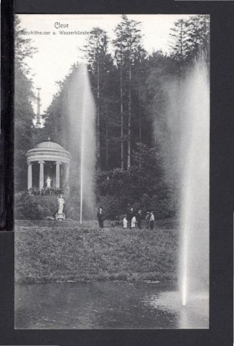 AK Cleve (Kleve) NRW 1907 Amphietheater und Wasserspiele
