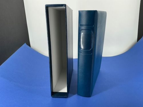 Lindner ETB Classic Album/ Kassette Blau mit je 20 Hüllen neuwertig