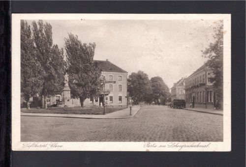 AK Cleve (Kleve) NRW um 1930 Lohengrin-Denkmal vor König von Preussen