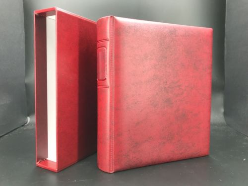 Lindner ETB Classic Album/ Kassette Rot mit je 20 Hüllen neuwertig