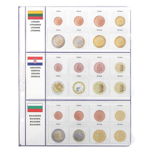 Lindner Vordruckblatt Euro Collection 8450-42 Neu