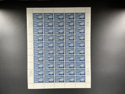 UNO New York 50er Bogen MiNr. 14 a postfrisch RZf