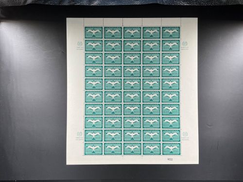 UNO New York 50er Bogen MiNr. 13 postfrisch RZf I