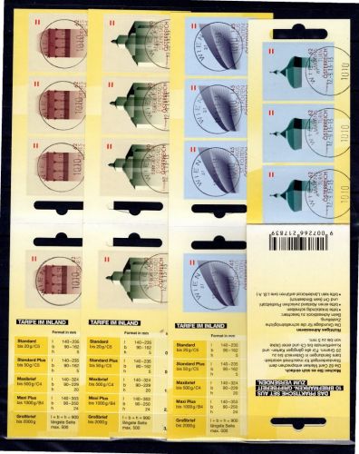 Österreich MiNr. MH 22-25 y gestempelt Wahrzeichen