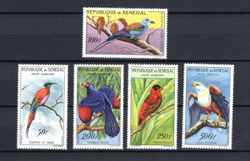 Senegal MiNr. 239-243 Vögel. Satz postfrisch Tiere