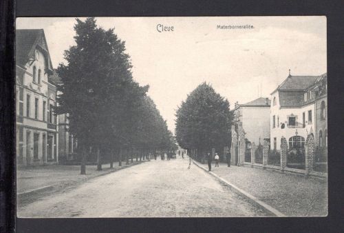 AK Cleve (Kleve) NRW 1906 Materborner Allee