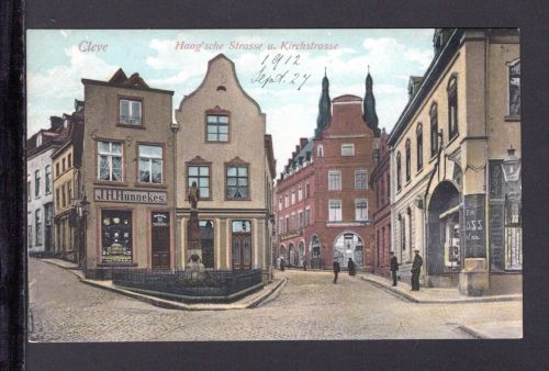 AK Cleve (Kleve) NRW um 1912 Haag´sche Strasse und Kirchstrasse