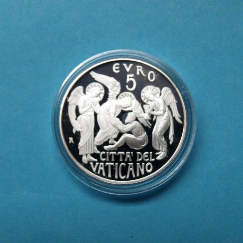 Vatikan 2019 5 Euro San Pietro Etui Zertifikat Umkarton Silber PP
