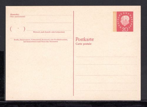 Bund Ganzsache MiNr. P 56 postfrisch