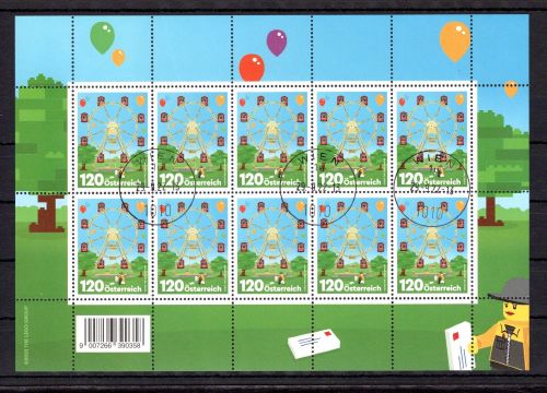 Österreich MiNr. 3675 gestempelt als Kleinbogen