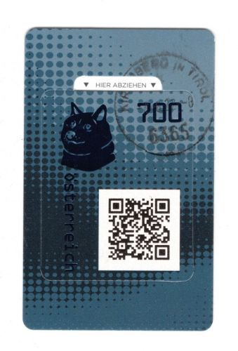 Österreich Cryp MiNr. 3540 Block 116 blau Ersttagsstempel Doge