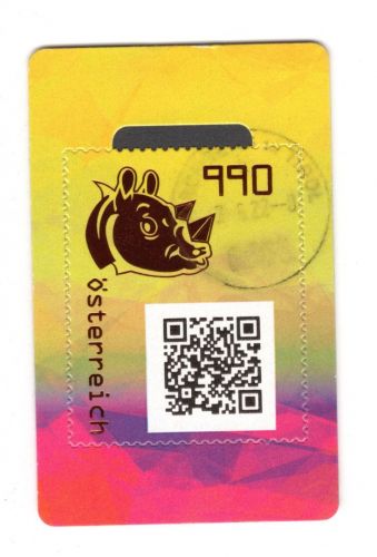 Österreich Cryp MiNr. 3616 Block 129 ANK 8a Rhino schwarz Ersttagsstempel