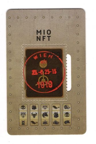 Österreich Cryp MiNr. 3732 Ersttagsstempel Safe MIO NFT Fläschchen 2023