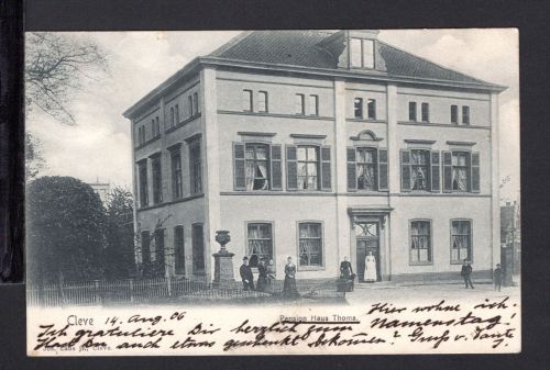 AK Cleve (Kleve) NRW 1906 Pension Haus Thoma
