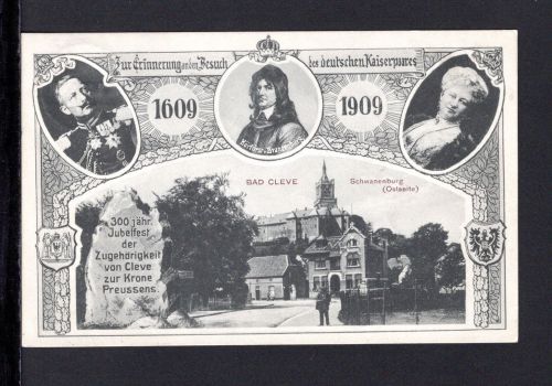 AK Cleve (Kleve) NRW 1909 Herzogtum Cleve und Kaiserreich Preussen