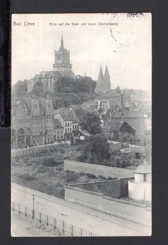 AK Cleve (Kleve) NRW um 1910 Blick auf die Stadt mit Schwanenburg