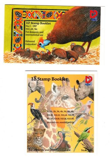 Namibia MiNr. 876-893 als MH 1997 + MH Glückwusch: Tiere postfrisch Tiere