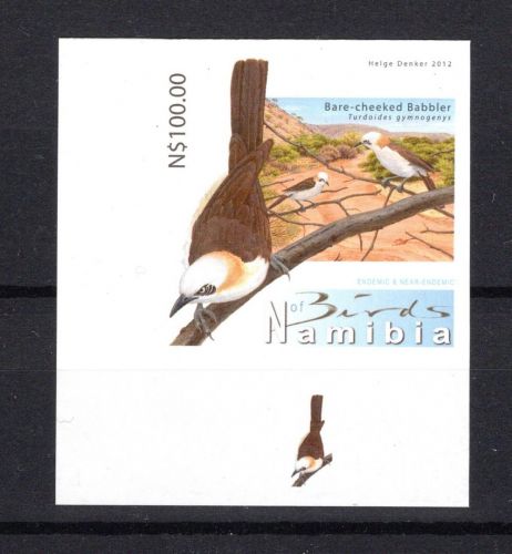 Namibia MiNr. 1407U Drosselhäherling - Ecke ungezähnt ! postfrisch Tiere