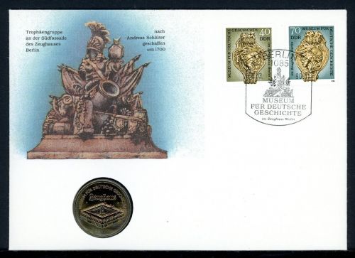 DDR 1990 Numisbrief 5 Mark Zeughaus Berlin - Worbes 94 ST