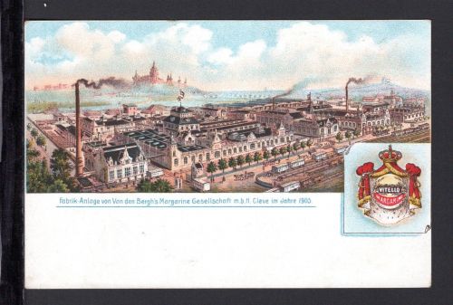 AK Cleve (Kleve) NRW 1905 Fabrikanlage Van den Bergh´s Margarine Ges.