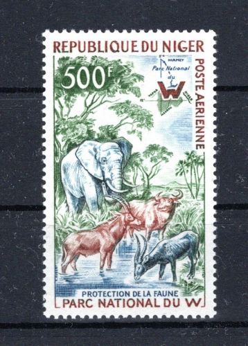 Niger MiNr. 13 Tiere am Wasserloch - Säugetiere postfrisch Tiere