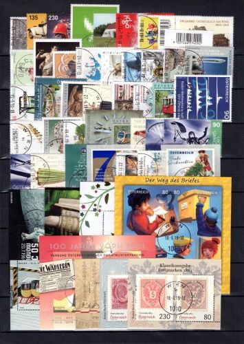 Österreich Jahrgang 2019 gestempelt