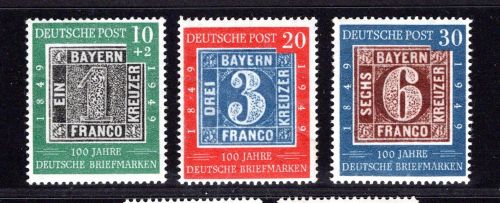 Bund MiNr. 113-115 postfrisch geprüft Schlegel