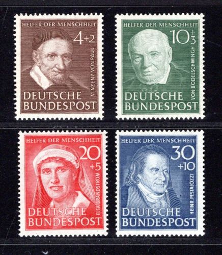 Bund MiNr. 143-146 postfrisch geprüft Schlegel