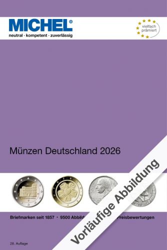 Michel Katalog Münzen Deutschland 2026 6024 Neu