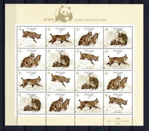 Polen Kleinbogen WWF MiNr. 1721-1742 Der Luchs 1988 postfrisch Tiere