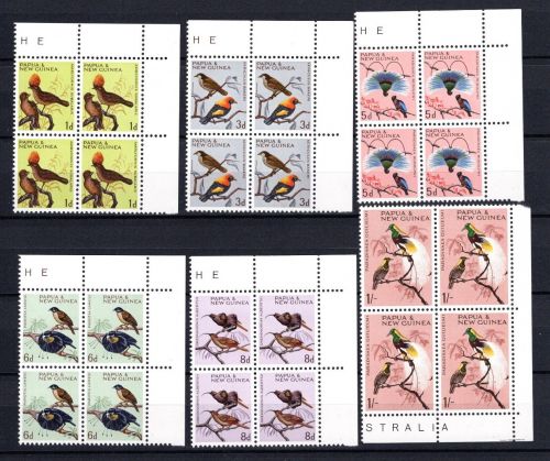 Papua Neuguinea MiNr. 62-72 Paradiesvögel, ER-Vbl. Satz postfrisch Tiere