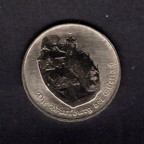 DDR 1983!!! 5 Mark Wartburg, Originalmünze ST