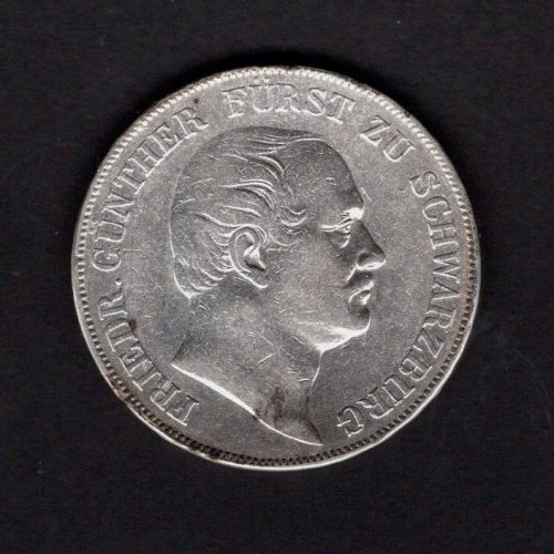 Schwarzburg 1862 1 Vereinstaler Friedrich Günther vz