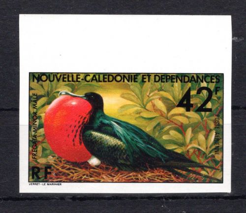 Neukaledonien MiNr. 599U Fregattenvogel - ungezähnt ! postfrisch Tiere