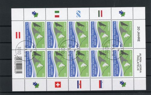 Österreich Kleinbogen MiNr. 3227 Versandstellenstempel