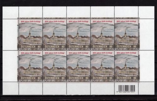 Österreich Kleinbogen MiNr. 3438 postfrisch Stift Schlägl