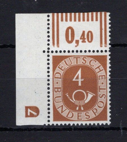 Bund MiNr. 124 DZ 7 postfrisch geprüft Schlegel