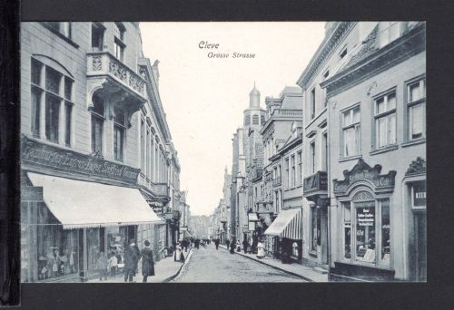 AK Cleve (Kleve) NRW um 1910 Grosse Strasse Engros-Lager Cosman