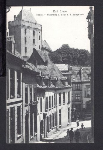 AK Cleve (Kleve) NRW um 1910 Abstieg vom Hasenberg mit Spiegelturm